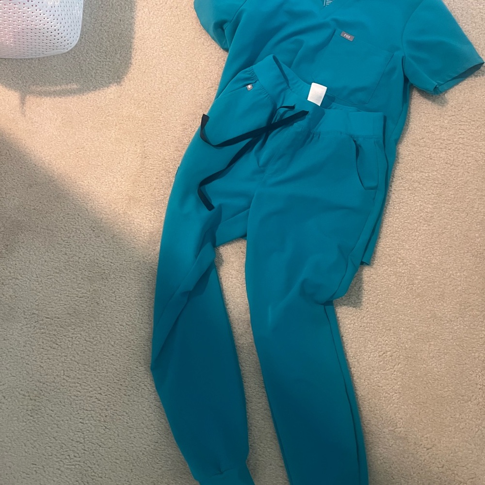 Figs Teal Women's Track Pants & Joggers
